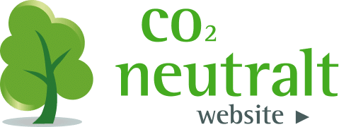CO2-neutralt website, certifikat fra IngenCO2